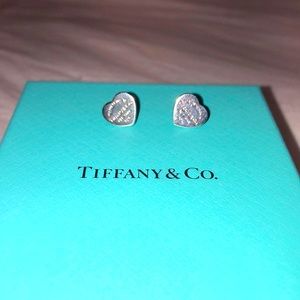 Tiffany heart earrings